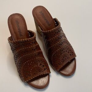 Jeffrey Campbell Leather Mule Sandals